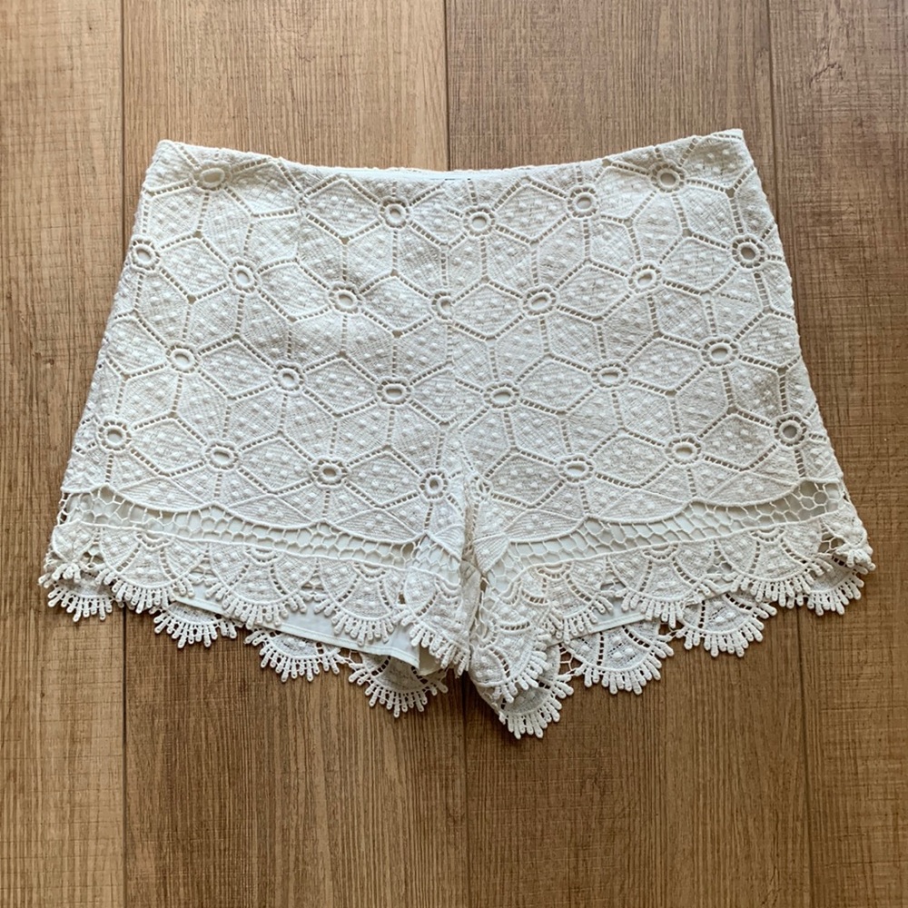 Anthropologie Lace Shorts